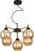 Подвесная люстра  MD.9056-5-P-BK+COP 