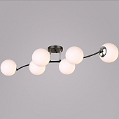 Потолочная люстра  02318-0.3-06 BK+CH 