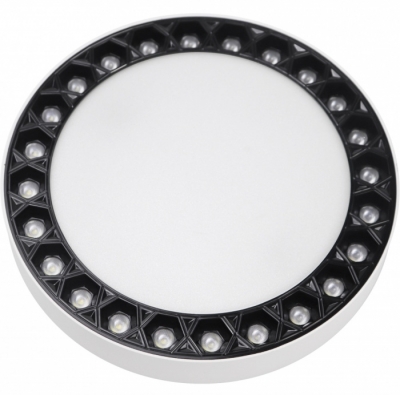 Потолочный светильник Mercury 5552-36W-D217-3/4K-WH+BK