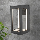 Настенный светильник уличный Frame 1527 TECHNO LED серый 