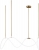 Потолочная люстра Thread 10388P/C Brass Потолочная люстра Thread 10388P/C Brass
