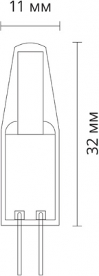 Лампочка светодиодная Lugo A0415-4K