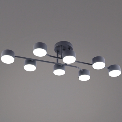 Потолочная люстра  03722-0.3-08 GREY GX53